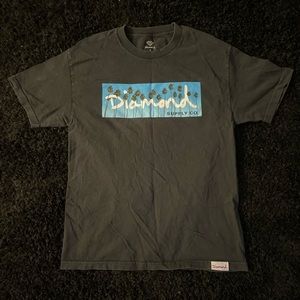 Large mens diamond t-shirt